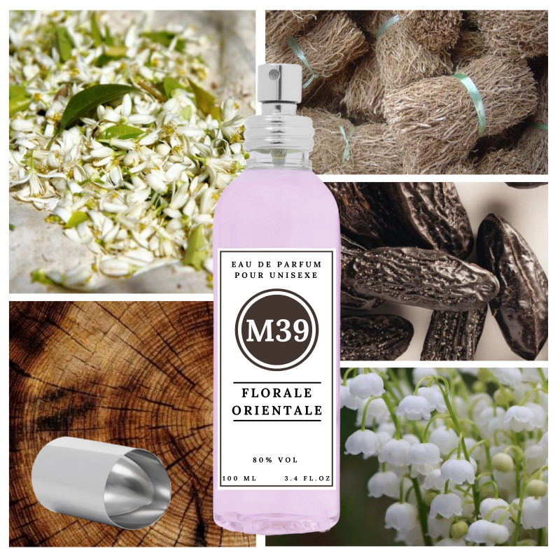 "F39 Florale Orientale" une alternative à "Un Jardin Sur La Lagune®" d'Hermès-100  ml