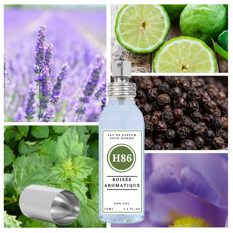 "H86 Boisée Aromatique" une alternative à "Gentleman® de Givenchy-50 ml