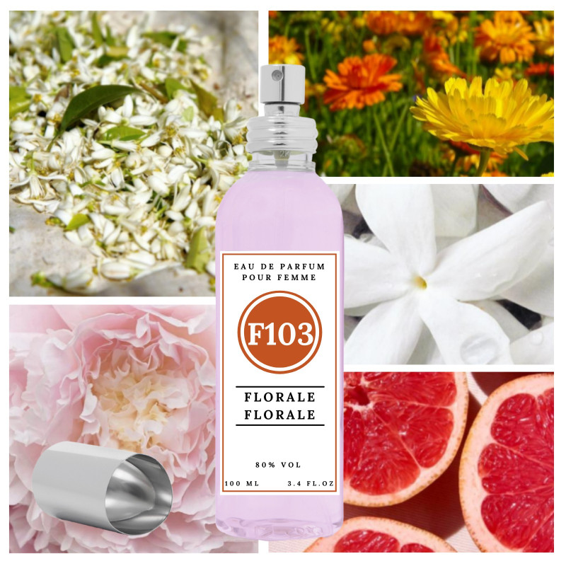"F103 Florale Florale" une alternative à "Love Story® de Chloé-100 ml